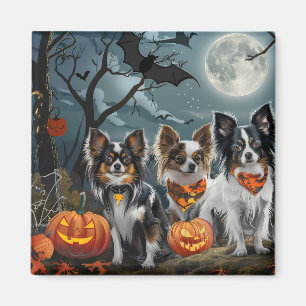 Aimant Papillon Halloween Éffrayant