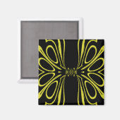 Aimant Papillon Jaune (Recto/Verso)