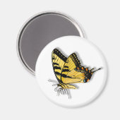 Aimant Papillon jaune (Recto/Verso)