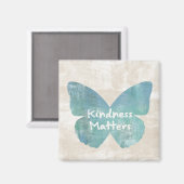 Aimant Papillon Kindness Matters (Recto/Verso)