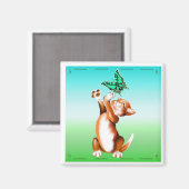 Aimant papillon Kitten (Recto/Verso)