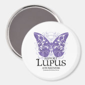 Aimant Papillon Lupus (Recto/Verso)