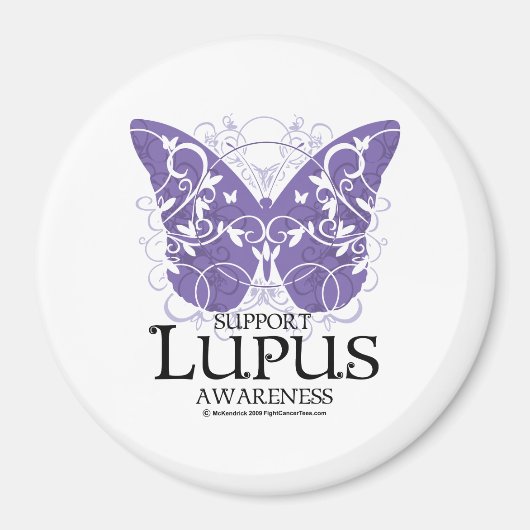 Aimant Papillon Lupus (Devant)