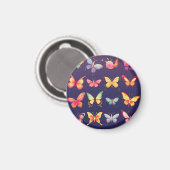 Aimant Papillon magn, anniversaire, salutation, joli papi (Recto/Verso)