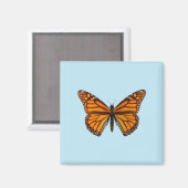 Aimant Papillon monarque (Recto/Verso)