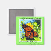 Aimant Papillon monarque magnétique (Recto/Verso)