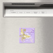 Aimant Papillon pêche pourpre (In Situ (Lave-vaisselle))