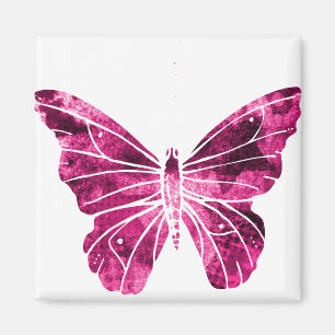 Aimant Papillon Pink Clipart Cute Flying Wings Nature 1.