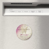 Aimant Papillon rose Parties scintillant Quinceañera (In Situ (Lave-vaisselle))