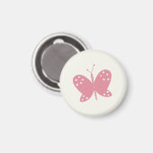 Aimant Papillon Rouge (Recto/Verso)