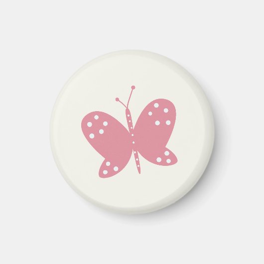 Aimant Papillon Rouge (Devant)
