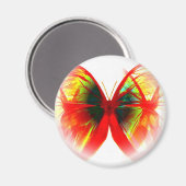 Aimant Papillon rouge (Recto/Verso)