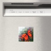 aimant papillon rouge (In Situ (Lave-vaisselle))