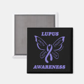 Aimant Papillon/Sensibilisation...Lupus (Recto/Verso)