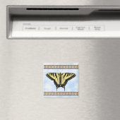 Aimant Papillon Southwest Yellow Swallowtail Blue Sky (In Situ (Lave-vaisselle))