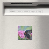 Aimant Papillon sur fleur (In Situ (Lave-vaisselle))