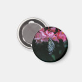 Aimant Papillon suspendu aux fleurs (Recto/Verso)
