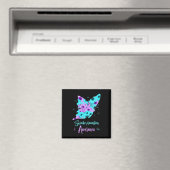 Aimant Papillon Tournesol de sensibilisation à la prévent (In Situ (Lave-vaisselle))