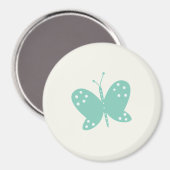 Aimant Papillon Vert (Recto/Verso)