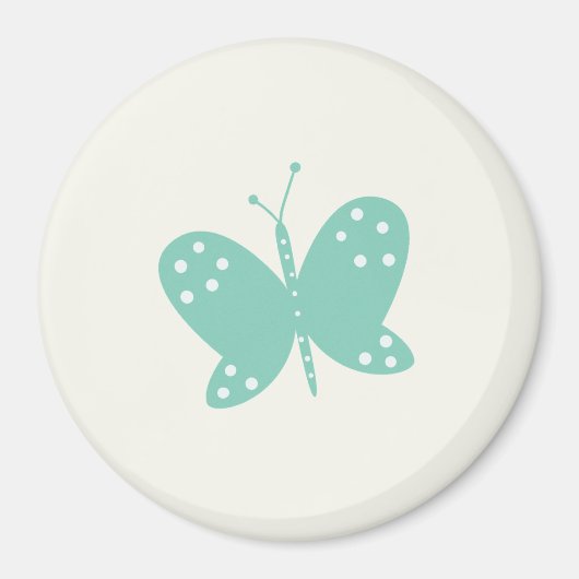 Aimant Papillon Vert (Devant)