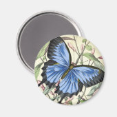 Aimant papillon vintage (Recto/Verso)