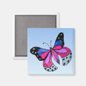 Aimant Papillon volant (Recto/Verso)