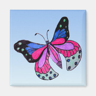 Aimant Papillon volant