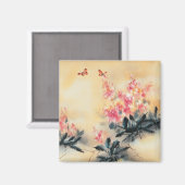 Aimant Papillons au printemps (Recto/Verso)