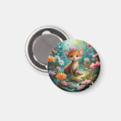 Aimant Papillons aux champignons magiques (Recto/Verso)