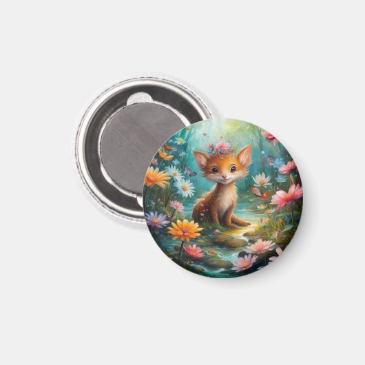 Aimant Papillons aux champignons magiques (Recto/Verso)