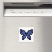 Aimant Papillons bijoux - Bleu (In Situ (Lave-vaisselle))