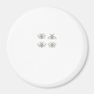 Aimant Papillons Cottagecore Classique