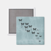 Aimant Papillons de rêve inspirants (Recto/Verso)