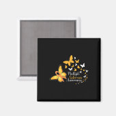 Aimant Papillons de sensibilisation à la sclérose 1 (Recto/Verso)