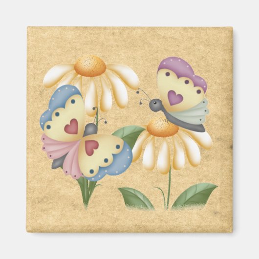 Aimant Papillons du pays (Devant)