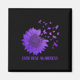 Aimant Papillons mûrs de marguerite violet surdose de rub