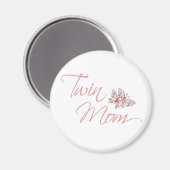 Aimant Papillons Twin Mom (Recto/Verso)