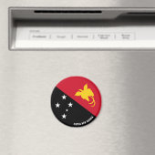 Aimant Papouasie-Nouvelle-Guinée Drapeau charmant patriot (In Situ (Lave-vaisselle))