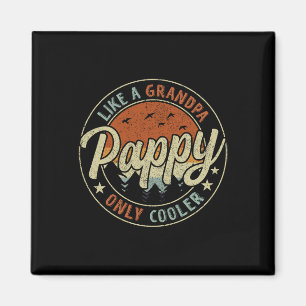 Aimant Papy comme un grand-père mais en plus cool Vintage