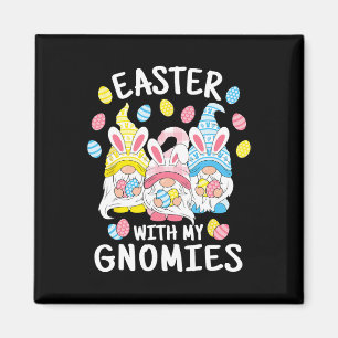 Aimant Pâques Amusantes Avec Mes Gnomies Joyeux Bunn Gnom