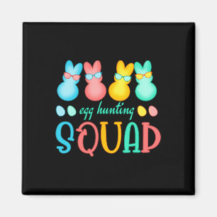 Aimant Pâques Bunnies Oeufs chasse Squad filles garçons h