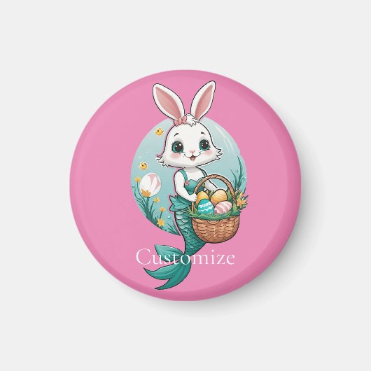 Aimant Pâques Bunny Mermaid Thunder_Cove (Devant)