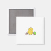 Aimant Pâques de poulet (Recto/Verso)