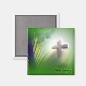 Aimant Pâques et palmiers Dimanche Crossages et scènes (Recto/Verso)