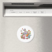 Aimant pâques heureux avec gnome mignon (In Situ (Lave-vaisselle))