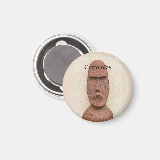 Aimant Pâques Île Moai Head Thunder Cove (Recto/Verso)