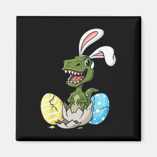 Aimant Pâques Jour T Rex Avec Lapin Oreilles OEufs Amusan