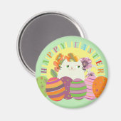 Aimant Pâques joyeux (Recto/Verso)