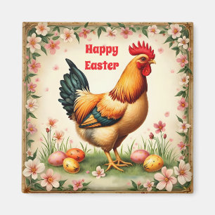 Aimant Pâques Vacances Vintages Collection de Pâques