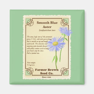 Aimant Paquet de semences Blue Aster